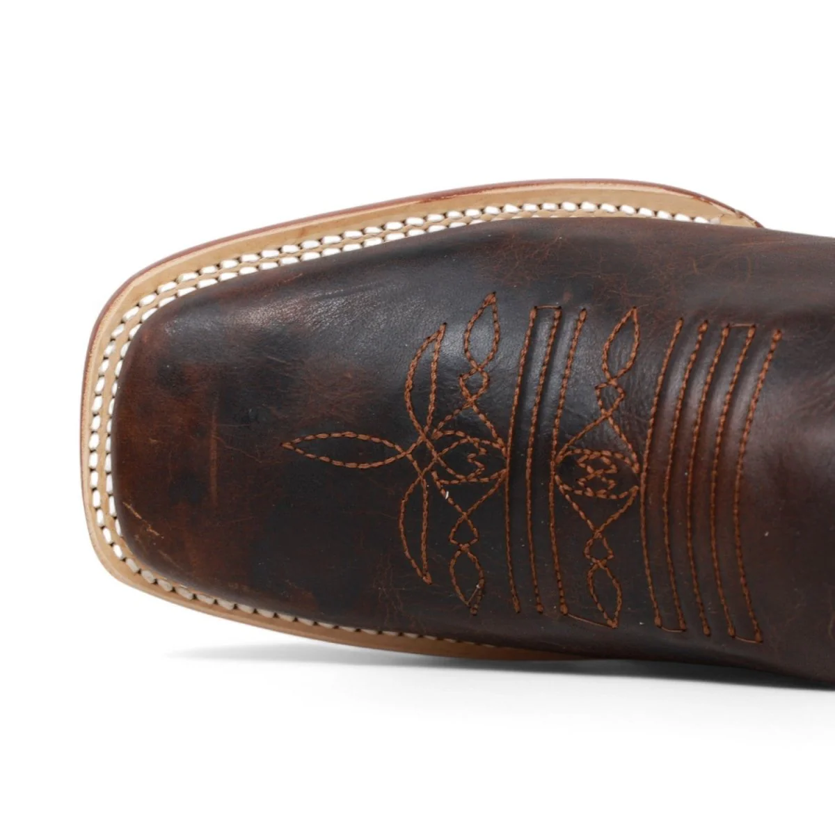 Tanner Mark Men's Pampa Square Toe Leather Boots Mocha Brown - Imagen 8