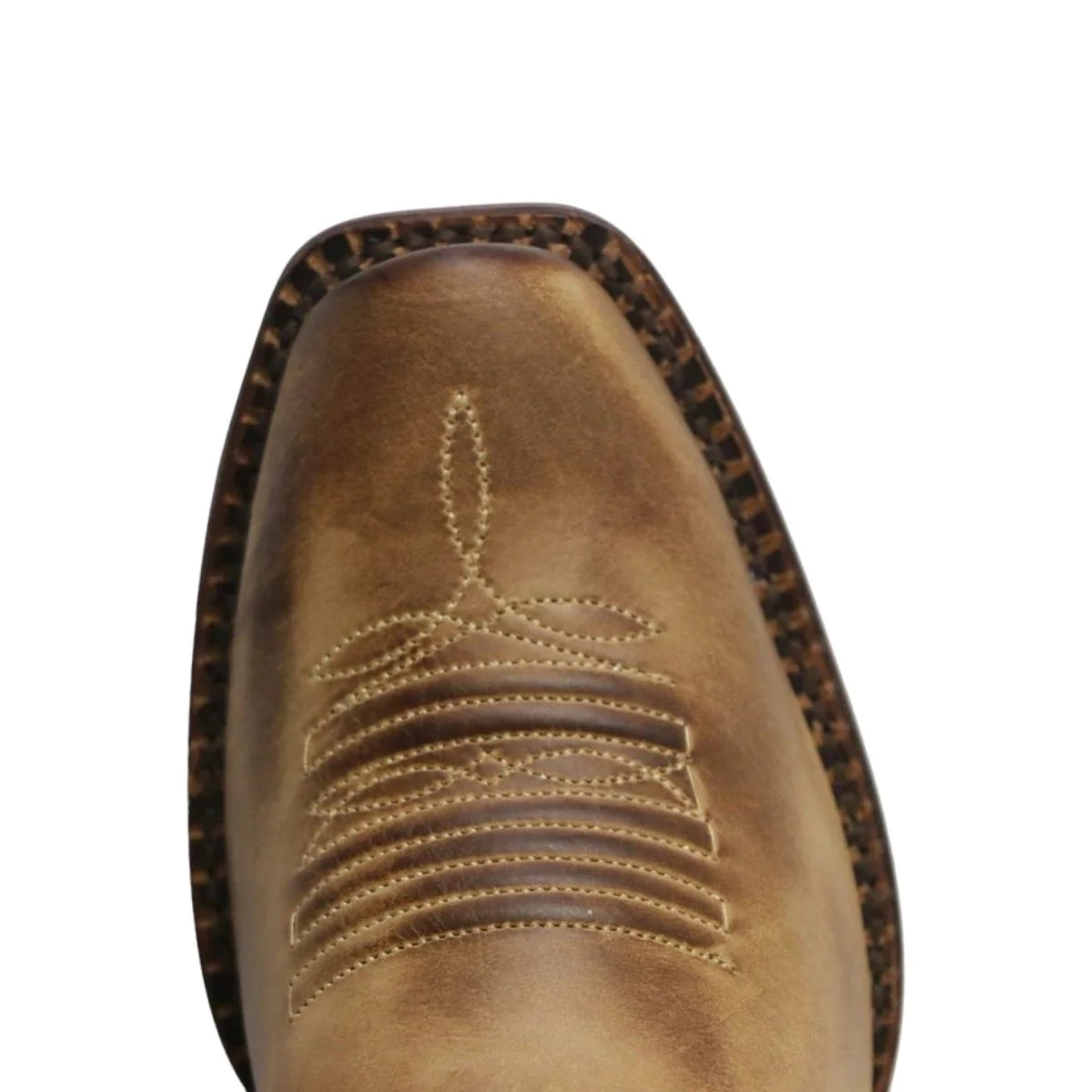 Tanner Mark Women's 'Lewisville' Leather Square Toe Boots Sand - Imagen 4