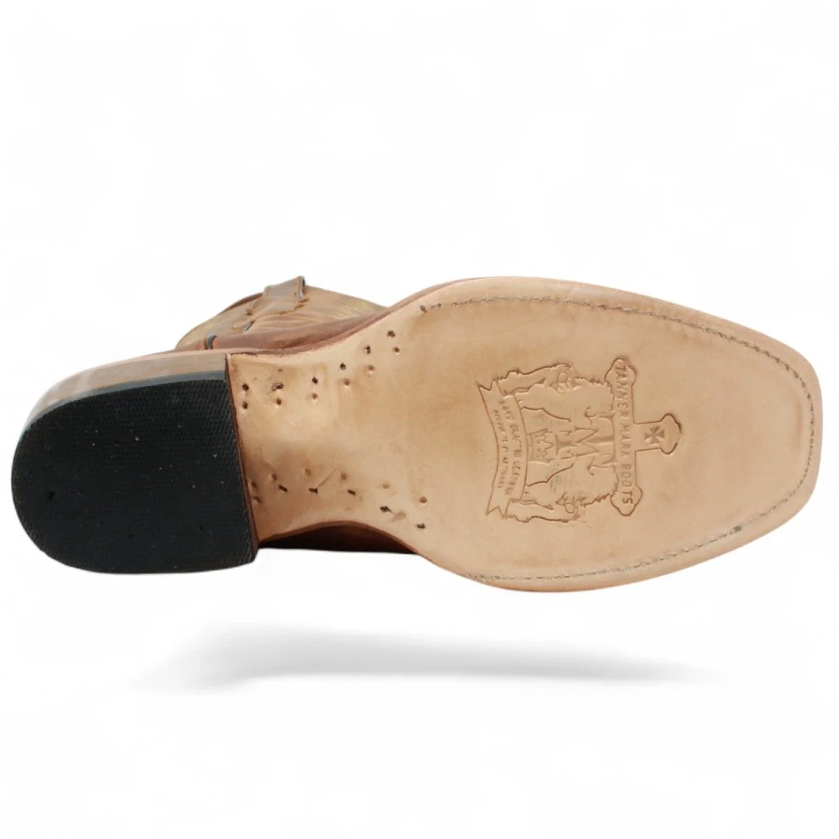 Tanner Mark Women's Square Toe Riding Leather Boots Brown - TML205420 - Imagen 7