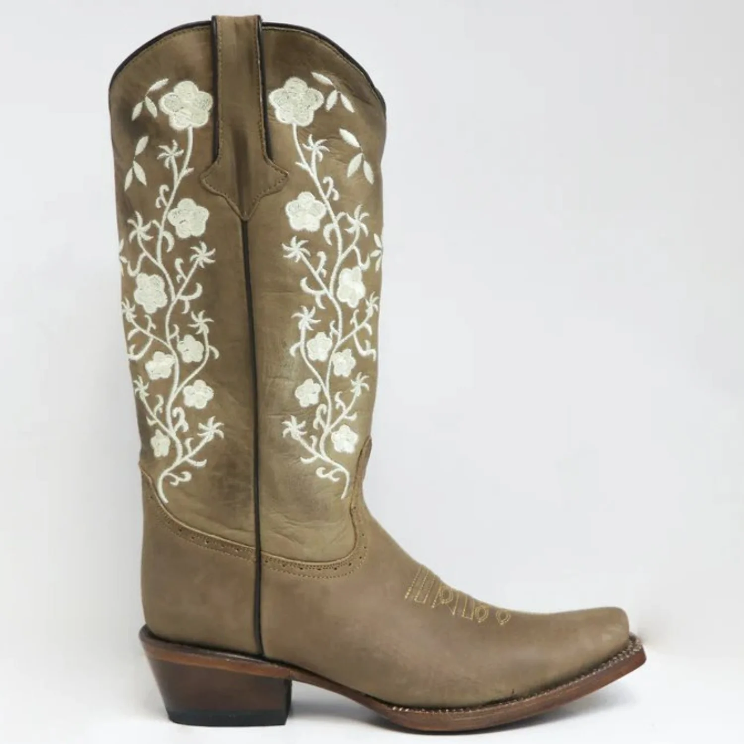 Tanner Mark Women's Turin Square Toe Leather Boots Crazy Brown - Imagen 4