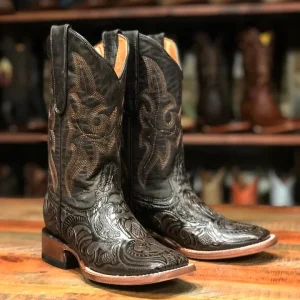 Tanner Mark Youth's Leather Square Toe Boots - Archer