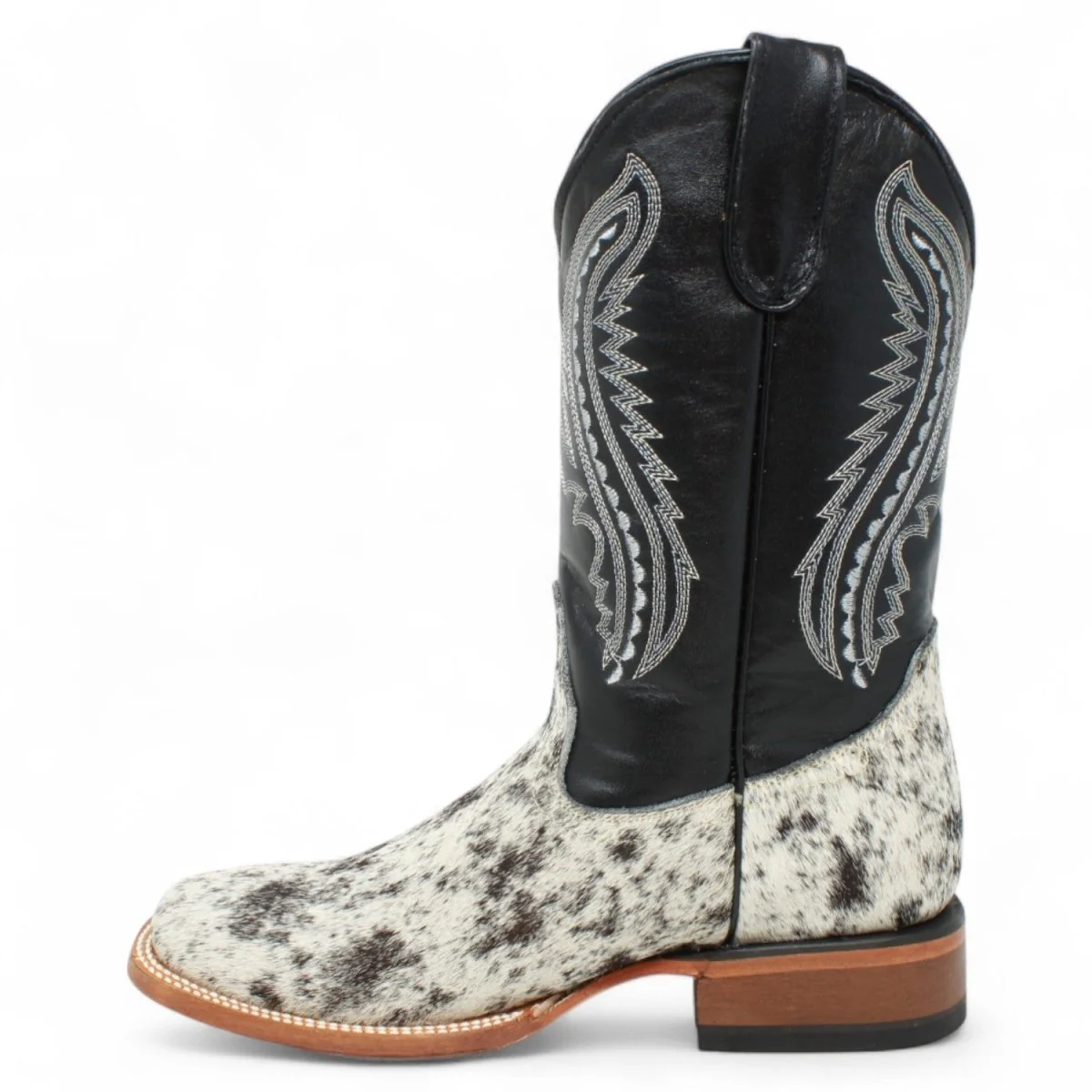 Tanner Mark Youth's Leather Square Toe Boots - Cash - Imagen 5