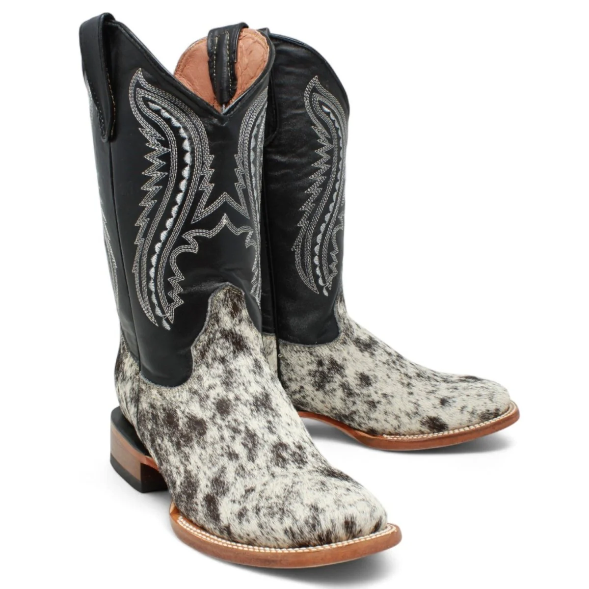 Tanner Mark Youth's Leather Square Toe Boots - Cash