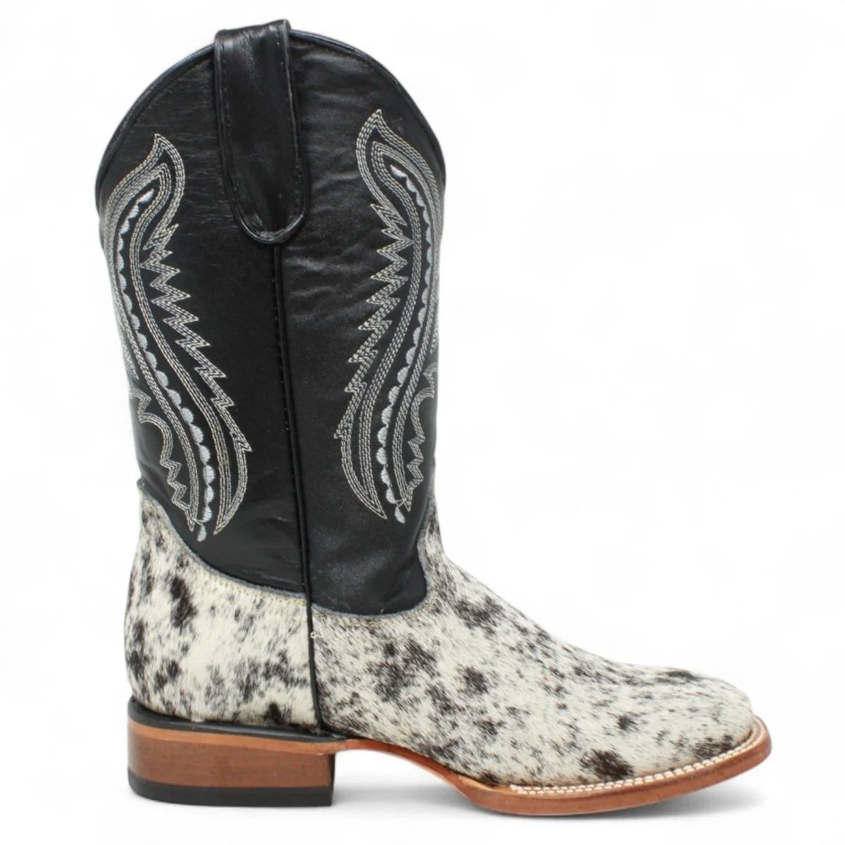 Tanner Mark Youth's Leather Square Toe Boots - Cash - Imagen 4