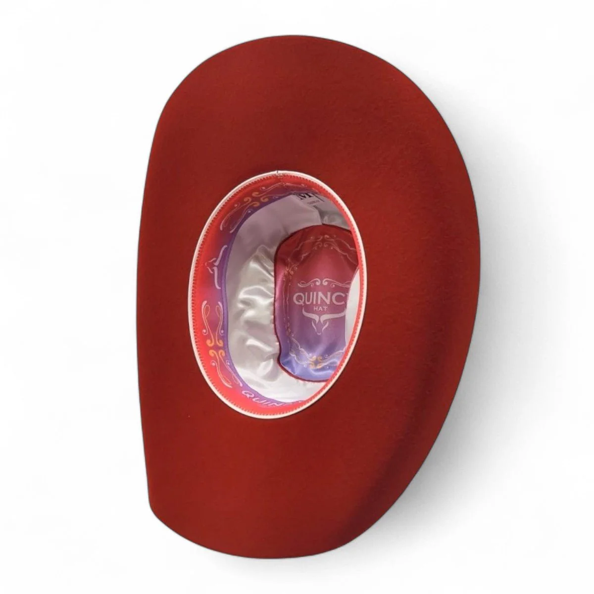 Texana Sombrero Vaquero para Mujer Rojo - Imagen 3