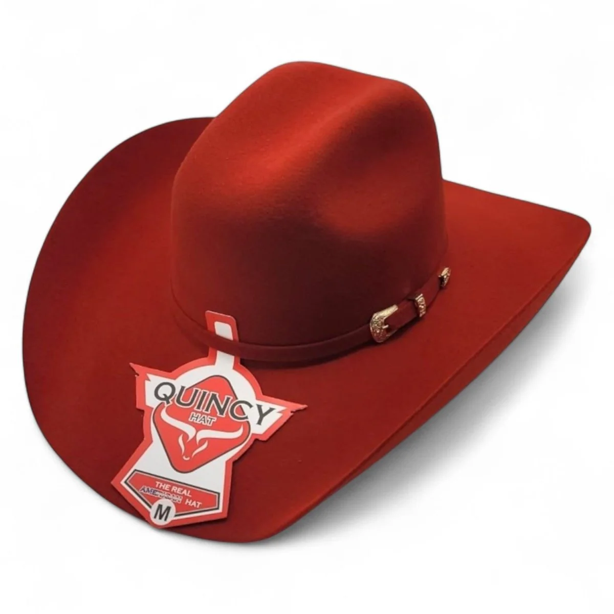 Texana Sombrero Vaquero para Mujer Rojo