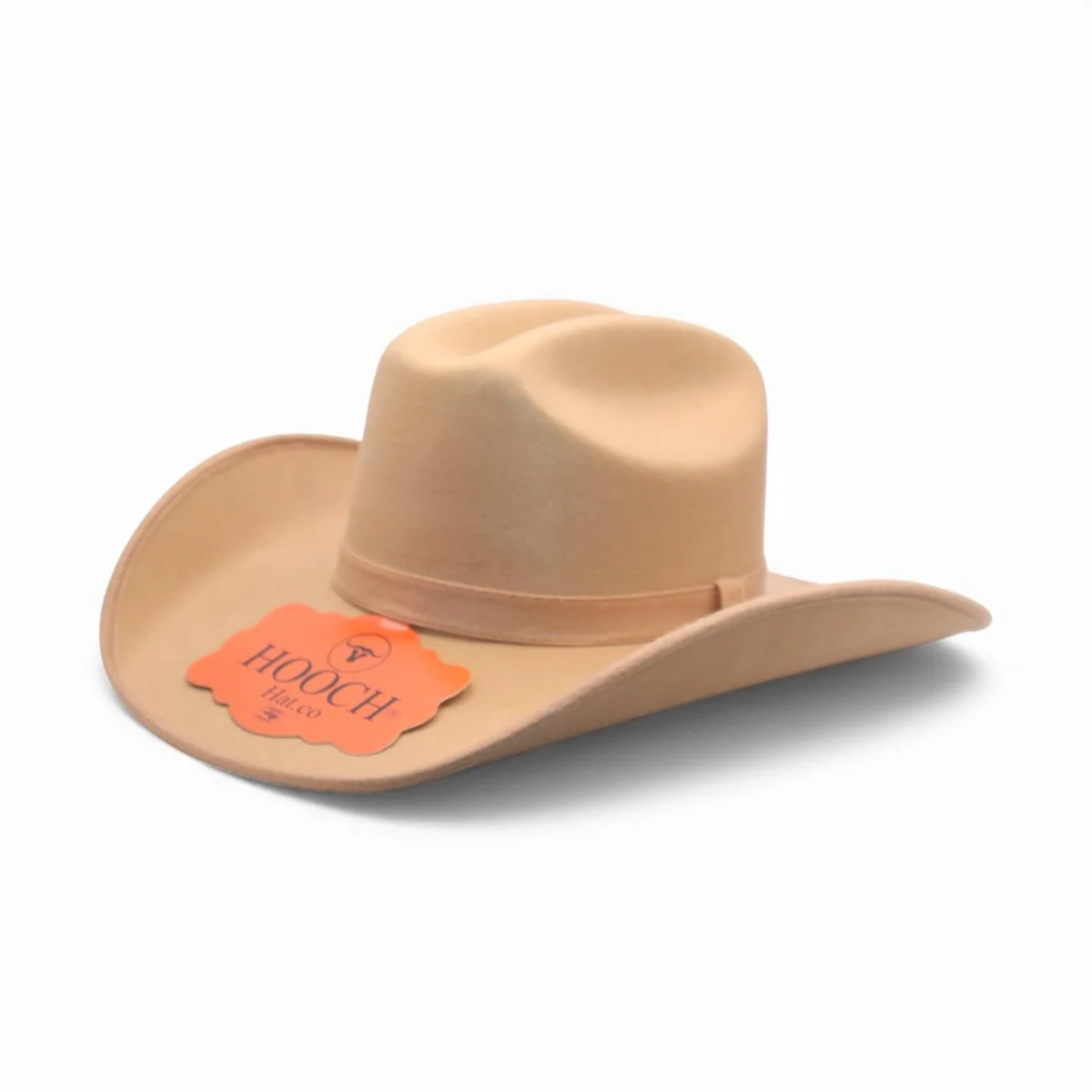 Texana Vaquera para Mujer de Fieltro Sintético Color Camel Estilo Western – Hooch HTD-56 - Imagen 2