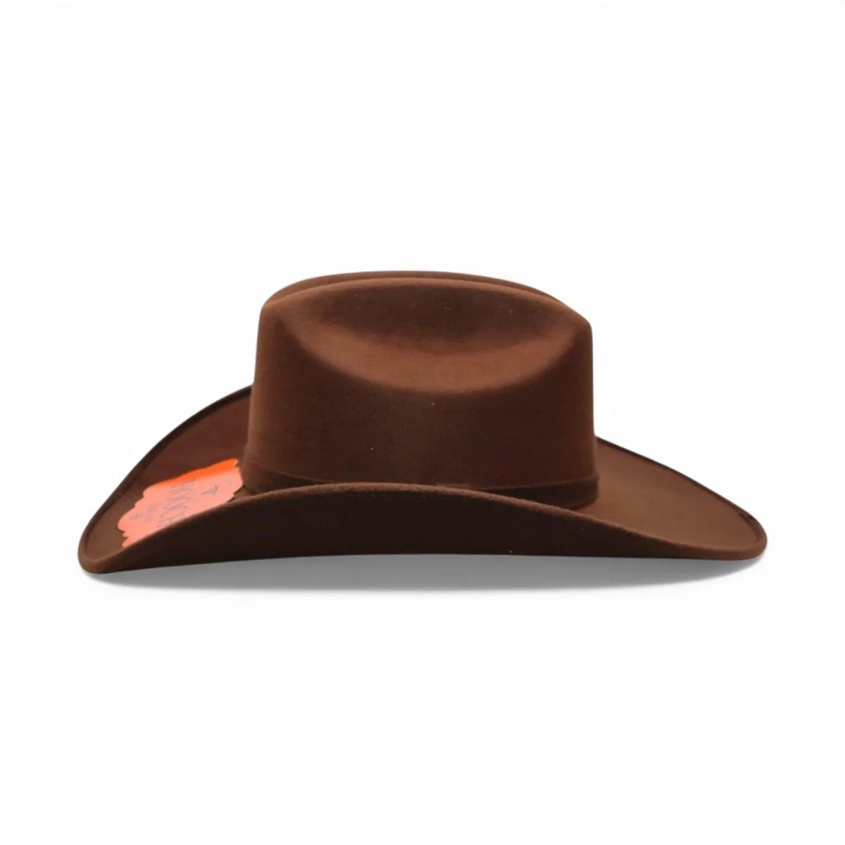 Texana Vaquera para Mujer de Fieltro Sintético Color Chocolate Estilo Western – Hooch HTD-55 - Imagen 4