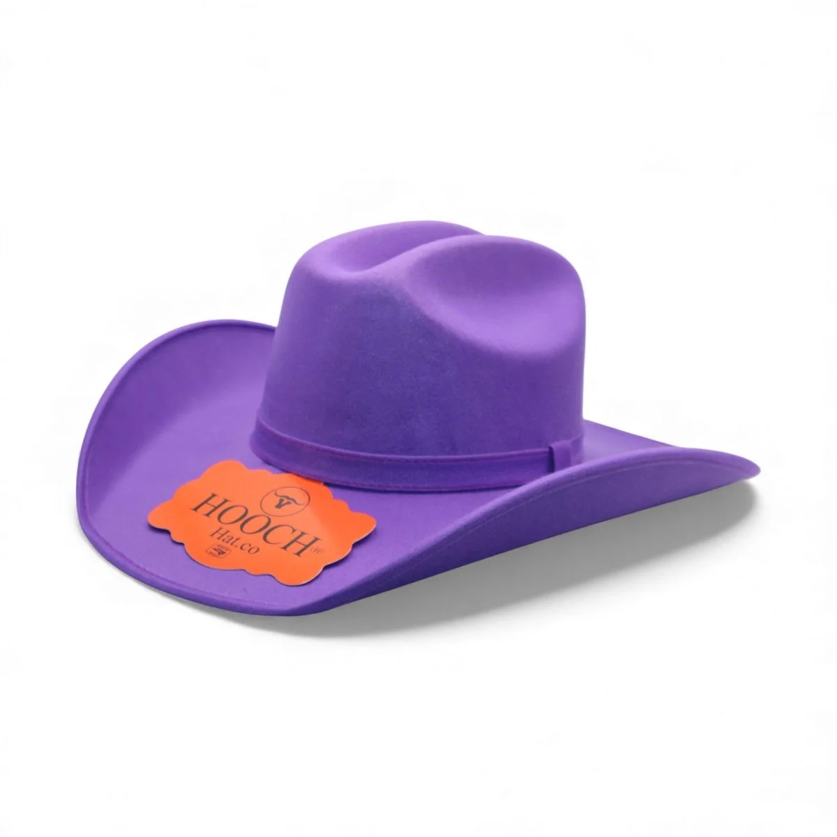 Texana Vaquera para Mujer de Fieltro Sintético Color Morado Estilo Western – Hooch HTD-57 - Imagen 2