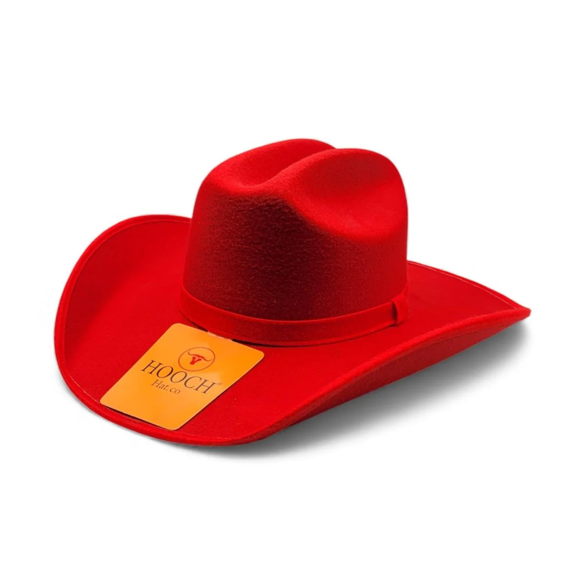 Texana Vaquera para Mujer de Fieltro Sintético Color Rojo Estilo Western – Hooch HTD-52
