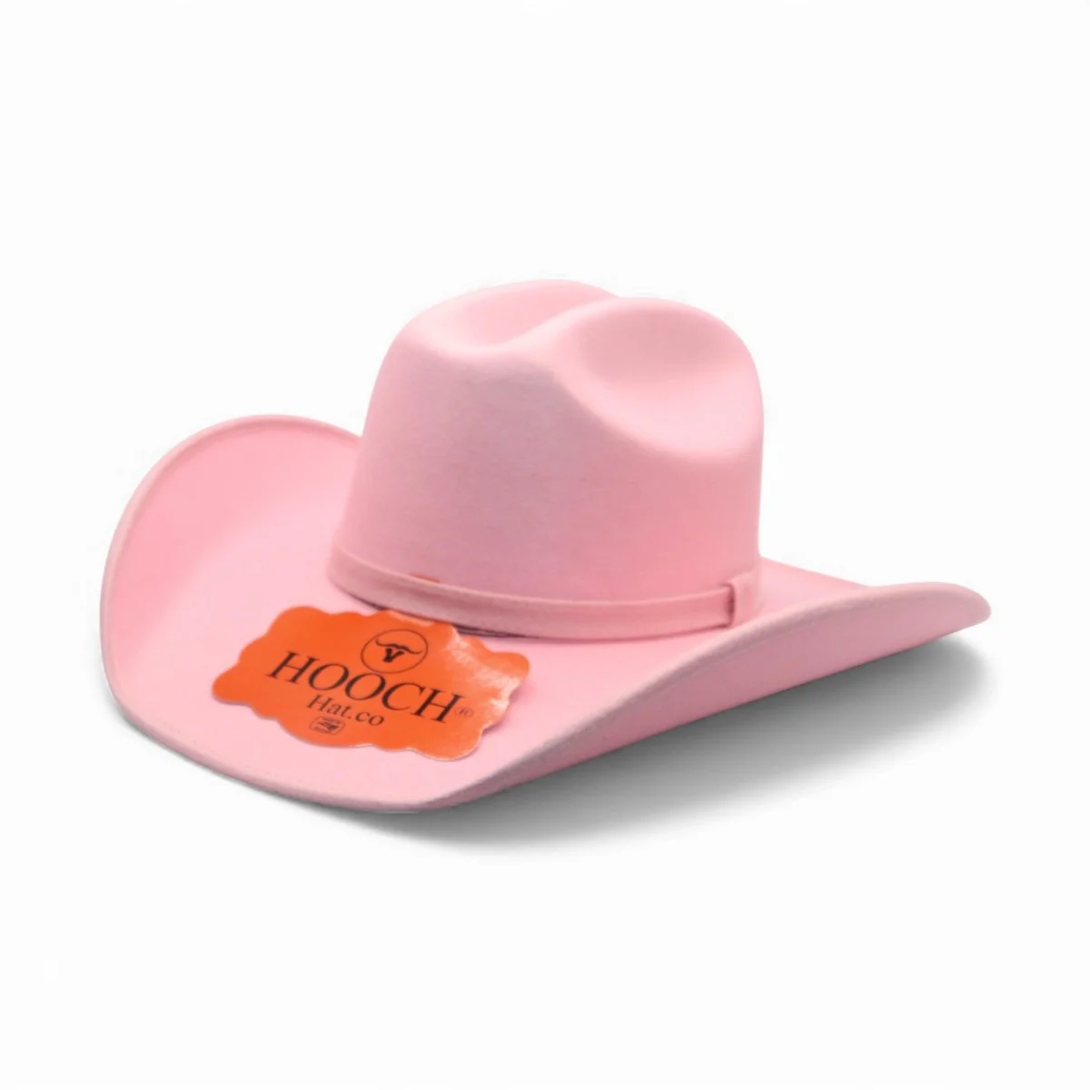 Texana Vaquera para Mujer de Fieltro Sintético Color Rosa Estilo Western – Hooch HTD-60 - Imagen 2