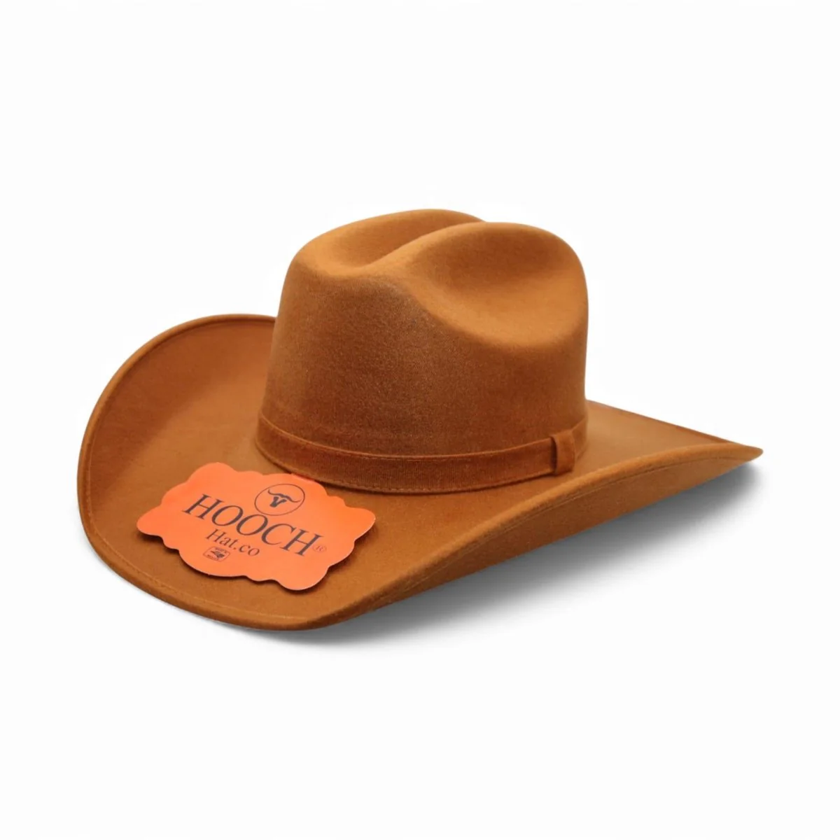 Texana Vaquera para Mujer de Fieltro Sintético Color Tan Estilo Western – Hooch HTD-58