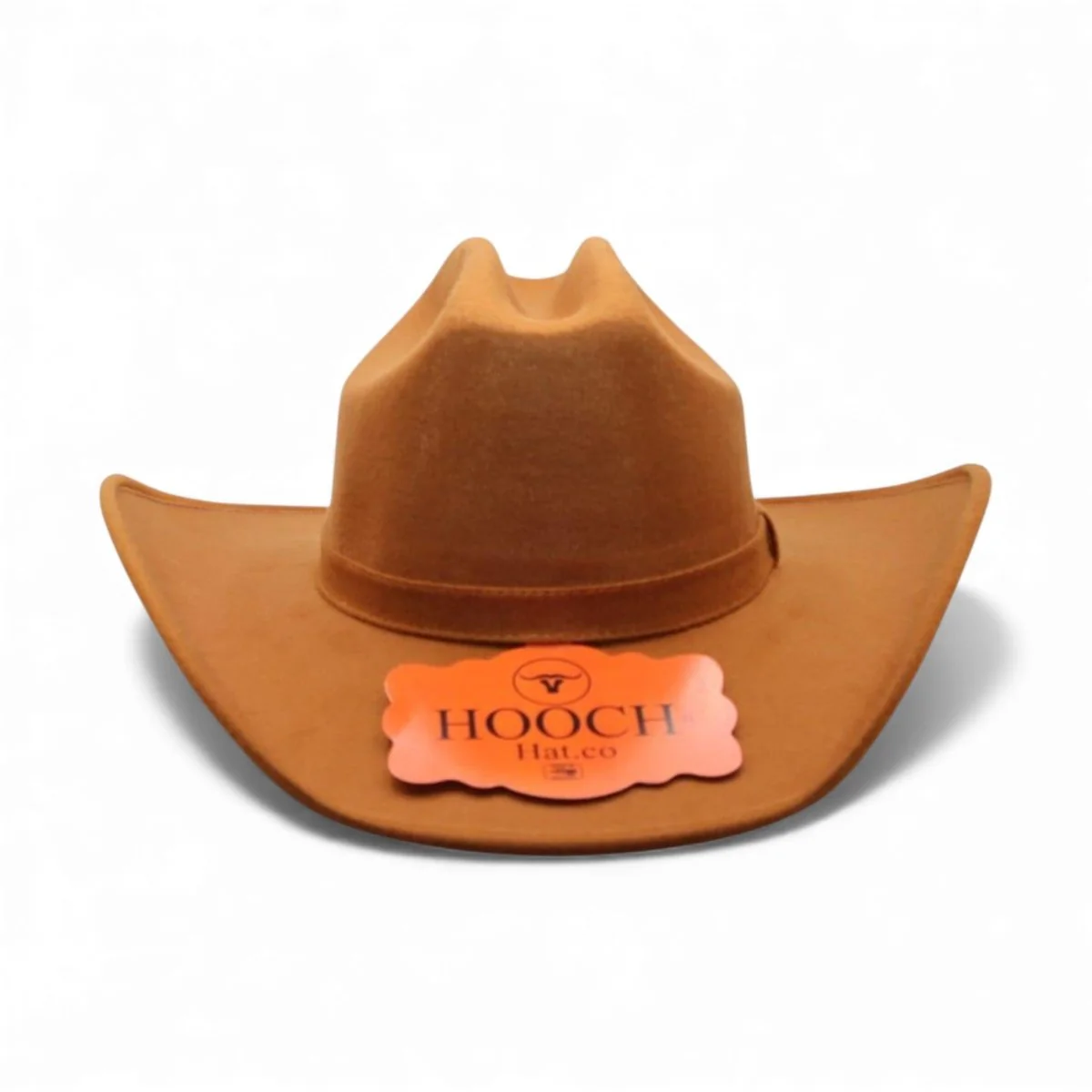 Texana Vaquera para Mujer de Fieltro Sintético Color Tan Estilo Western – Hooch HTD-58 - Imagen 3