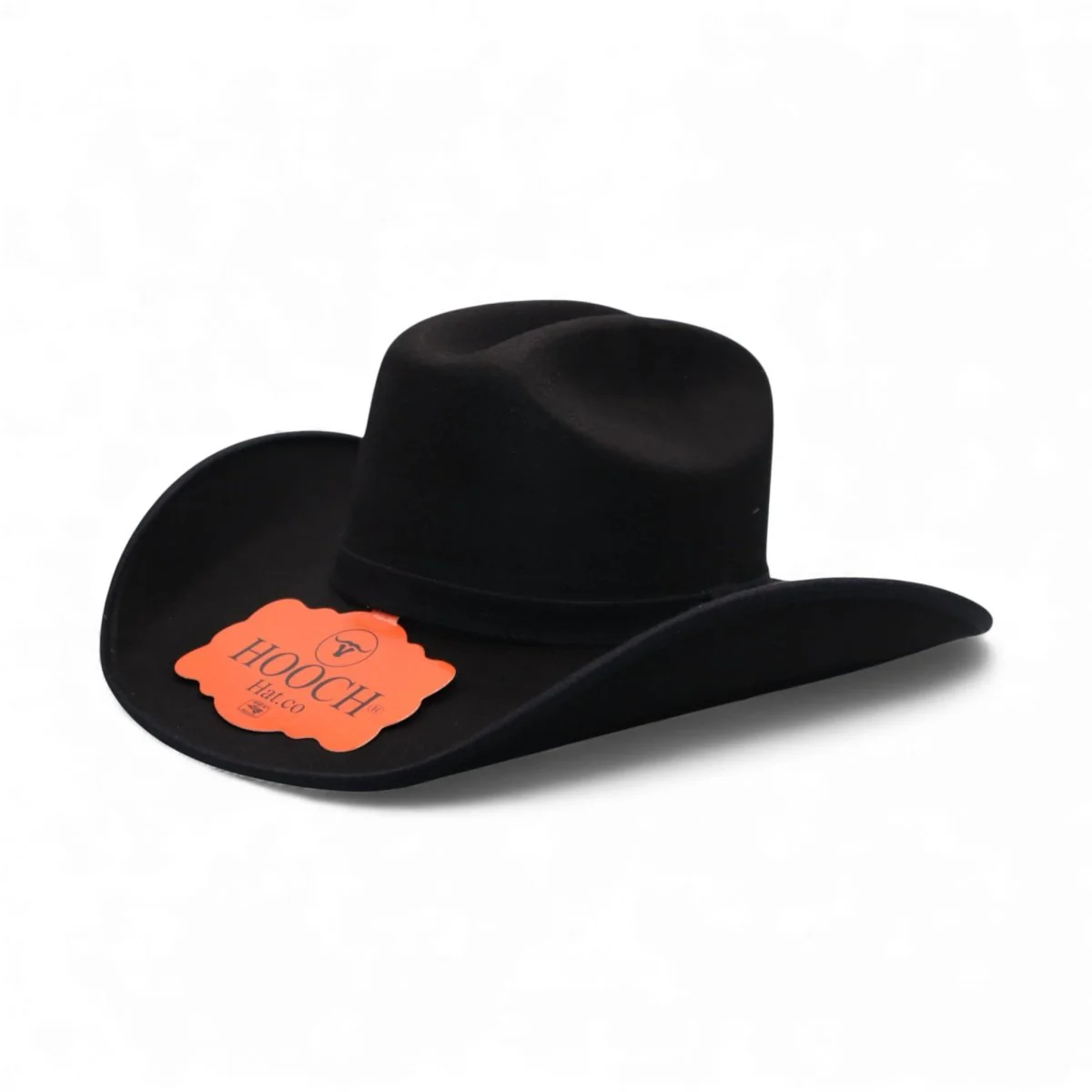 Texana Vaquera Unisex de Fieltro Sintético Color Negro Estilo Western – Hooch HTD-51 - Imagen 2