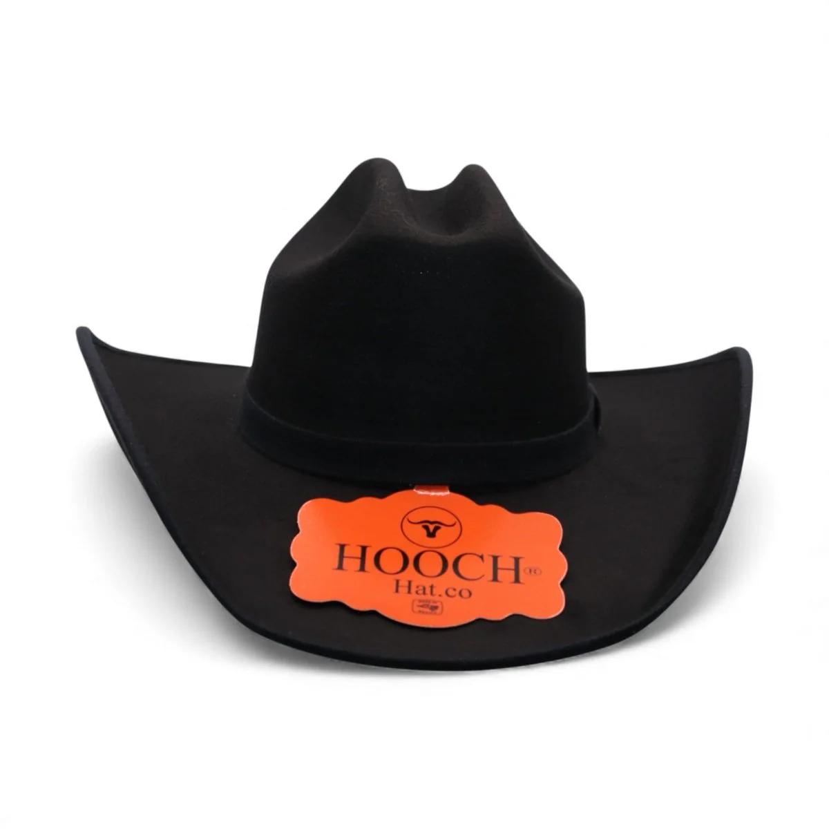 Texana Vaquera Unisex de Fieltro Sintético Color Negro Estilo Western – Hooch HTD-51 - Imagen 3