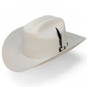 Texana White Panther Cuernos Chuecos 6X Estilo Panter Belico Color Blanco