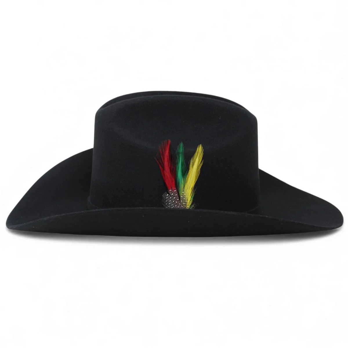 Tombstone 20X Johnson Estilo El Fantasma Color Negro con Plumas - Imagen 3