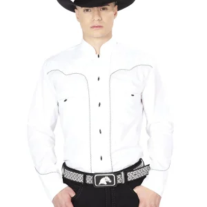 White Charro Long Sleeve Shirt 125389