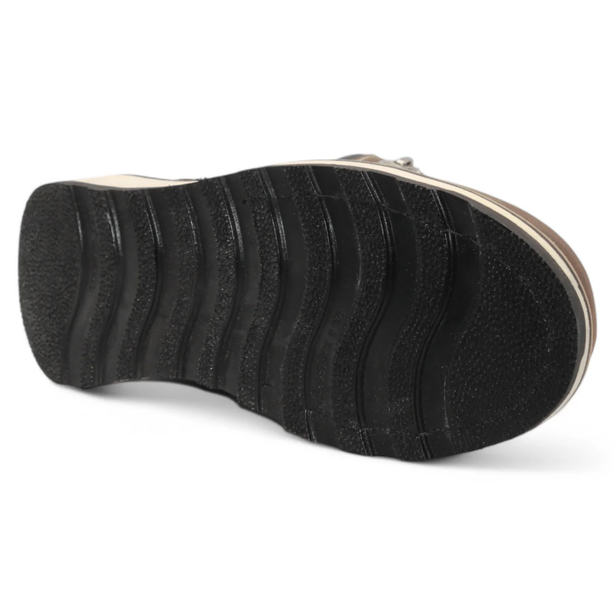 Zapato de Trabajo para Hombre de Piel Crazy Color Brown con Doble Cierre Punta Redonda – Hooch Boots H40407 - Imagen 7