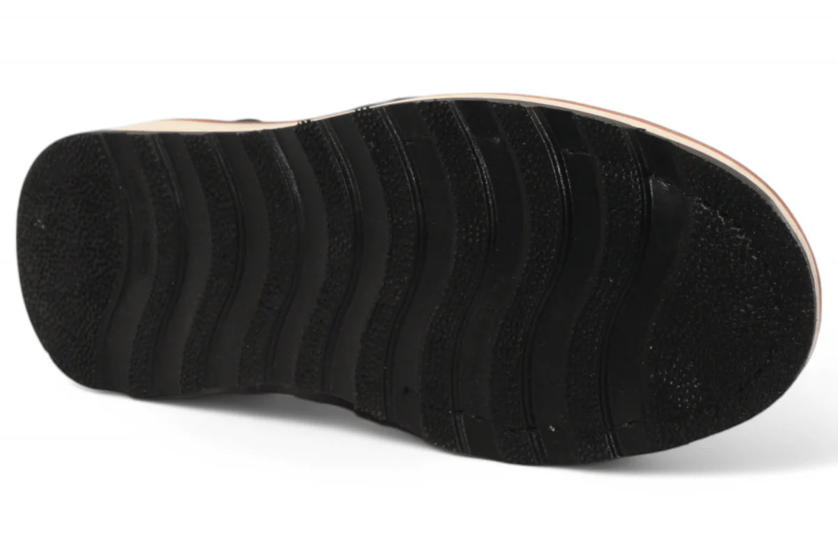 Zapato de Trabajo para Hombre de Piel Crazy Color Shedron con Doble Cierre Punta Redonda – Hooch Boots H40650 - Imagen 5